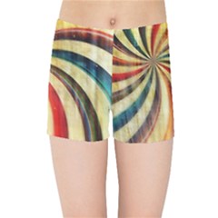 Abstract 2068610 960 720 Kids Sports Shorts by vintage2030