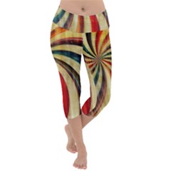Abstract 2068610 960 720 Lightweight Velour Capri Yoga Leggings by vintage2030