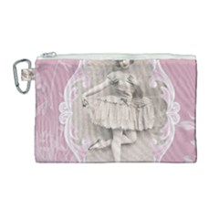 Lady 1112861 1280 Canvas Cosmetic Bag (large) by vintage2030