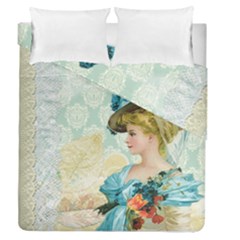 Lady 1112776 1920 Duvet Cover Double Side (queen Size) by vintage2030
