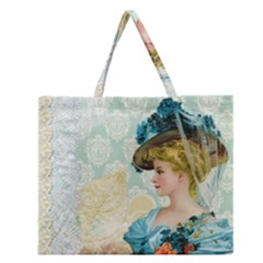 Lady 1112776 1920 Zipper Large Tote Bag