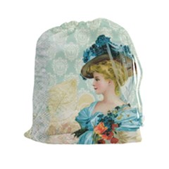 Lady 1112776 1920 Drawstring Pouch (xxl) by vintage2030