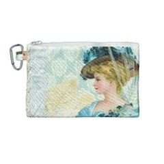 Lady 1112776 1920 Canvas Cosmetic Bag (medium)