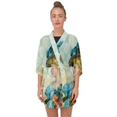 Lady 1112776 1920 Half Sleeve Chiffon Kimono