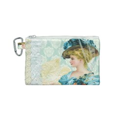 Lady 1112776 1920 Canvas Cosmetic Bag (small)