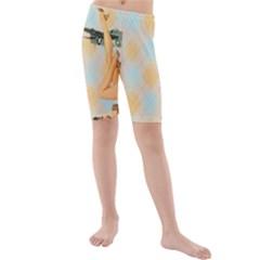 Retro 1107644 1920 Kids  Mid Length Swim Shorts