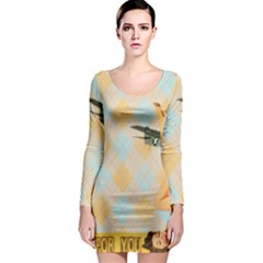 Retro 1107644 1920 Long Sleeve Bodycon Dress