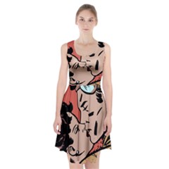 Retrocouplekissing Racerback Midi Dress