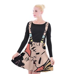 Retrocouplekissing Suspender Skater Skirt