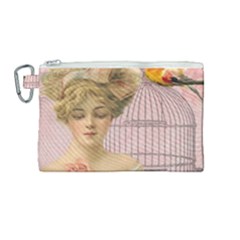 Woman 1079479 1920 Canvas Cosmetic Bag (Medium)