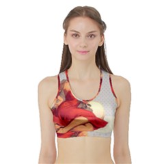 Retro 1107638 1920 Sports Bra with Border