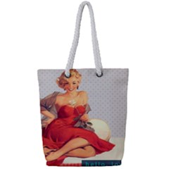 Retro 1107638 1920 Full Print Rope Handle Tote (Small)