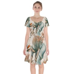 Flapper 1079515 1920 Short Sleeve Bardot Dress by vintage2030