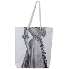 Vintage 971636 1280 Full Print Rope Handle Tote (large) by vintage2030