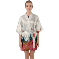 Girl 976108 1280 Quarter Sleeve Kimono Robe by vintage2030