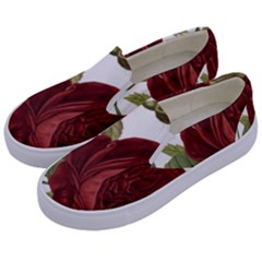 Rose 1077964 1280 Kids  Canvas Slip Ons by vintage2030