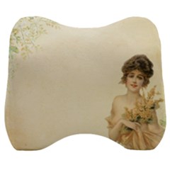 Vintage 1067759 1920 Velour Head Support Cushion