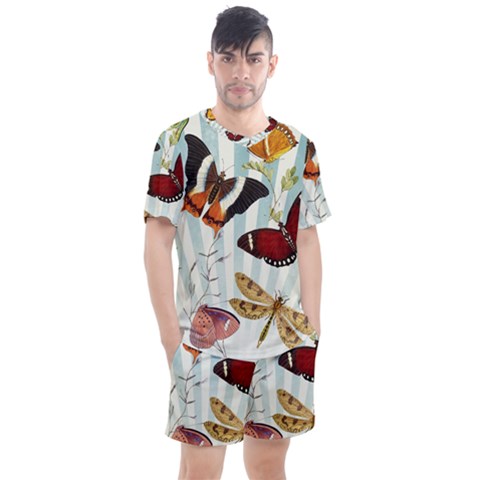 Butterfly 1064147 1920 Men s Mesh Tee And Shorts Set by vintage2030
