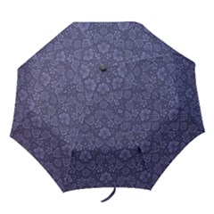 Damask Purple Folding Umbrellas by vintage2030