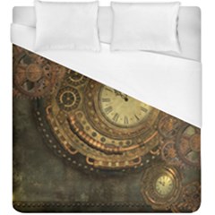 Awesome Steampunk Design, Clockwork Duvet Cover (king Size) by FantasyWorld7