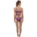 Numbers And Vowels Colorful Pattern Wrap Around Bikini Set View2