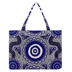 Aboriginal Art - Gathering Zipper Medium Tote Bag by hogartharts