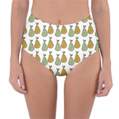Pears White Reversible High-waist Bikini Bottoms