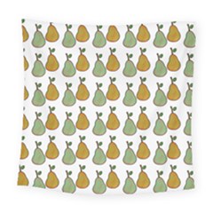 Pears White Square Tapestry (large)