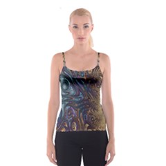 Fractal Art Artwork Globular Spaghetti Strap Top