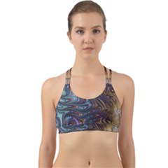 Fractal Art Artwork Globular Back Web Sports Bra