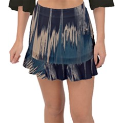 Cavern Fishtail Mini Chiffon Skirt