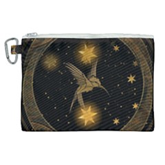 Wonderful Hummingbird With Stars Canvas Cosmetic Bag (xl) by FantasyWorld7