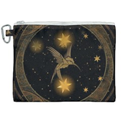 Wonderful Hummingbird With Stars Canvas Cosmetic Bag (xxl) by FantasyWorld7