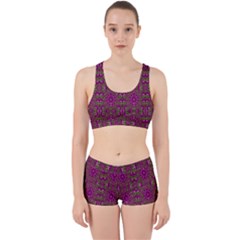 Modern Asian Ornate Pattern Work It Out Gym Set by dflcprints