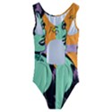 Zombie Retro Girl Kids  Cut-Out Back One Piece Swimsuit View2