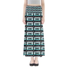 Aqua Cassette Full Length Maxi Skirt