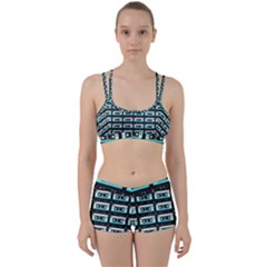 Aqua Cassette Perfect Fit Gym Set by snowwhitegirl