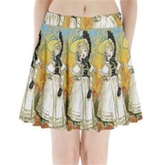 Little Victorian Girls Pleated Mini Skirt