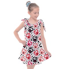 Kooky Kitty Kids  Tie Up Tunic Dress