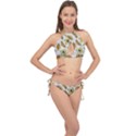 Design Decoration Decor Pattern Cross Front Halter Bikini Set View1