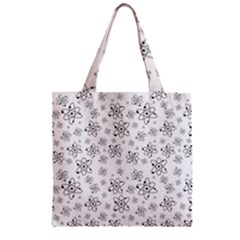 Atom Chemistry Science Physics Zipper Grocery Tote Bag