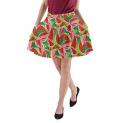 Melon A-line Pocket Skirt by awesomeangeye