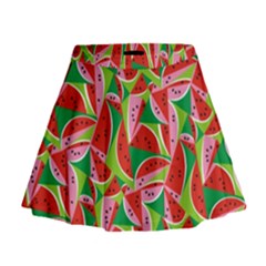 Melon Mini Flare Skirt by awesomeangeye