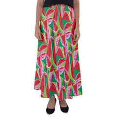 Melon Flared Maxi Skirt by awesomeangeye