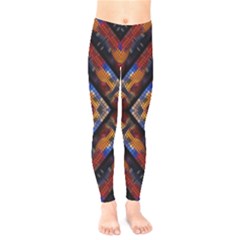 Kaleidoscope Art Pattern Ornament Kids  Legging by Simbadda