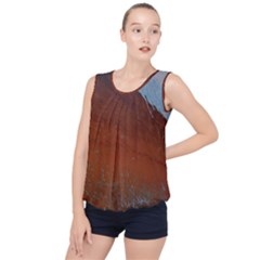 Acid Rain Bubble Hem Chiffon Tank Top by WILLBIRDWELL