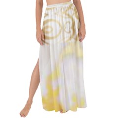 Ivory Marble  In Gold By Flipstylez Designs Maxi Chiffon Tie-up Sarong by flipstylezfashionsLLC