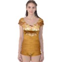 Golden sunrise pattern flowers By FlipStylez Designs Boyleg Leotard  View1