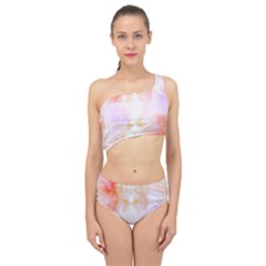 Beautiful Pastel Marble Gold Design By Flipstylez Designs Spliced Up Two Piece Swimsuit