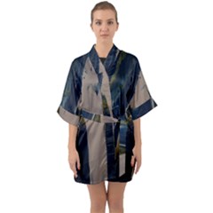 Wrath Quarter Sleeve Kimono Robe